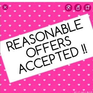 Taking reasonable offers 🙂